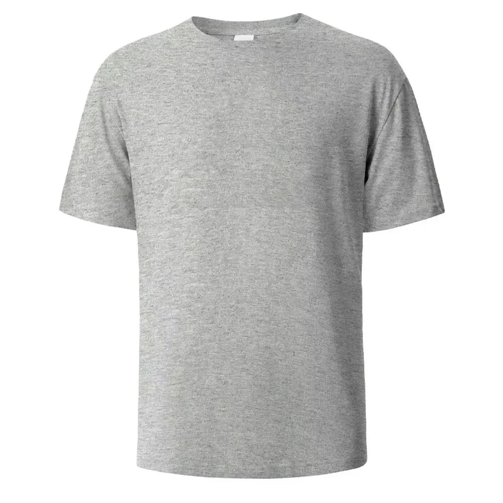 Unisex pure cotton summer round neck printed short-sleeved T-shirt fashionable sporty basic men's T-shirt shirts harajukugraphic
