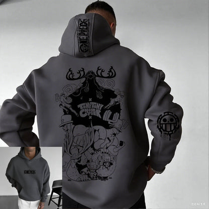 One Piece Chopper Anime Hoodie Men Women Pullover Sweatshirt Graphic Print Streetwear Casual New Spring Autumn Long Sleeve Top