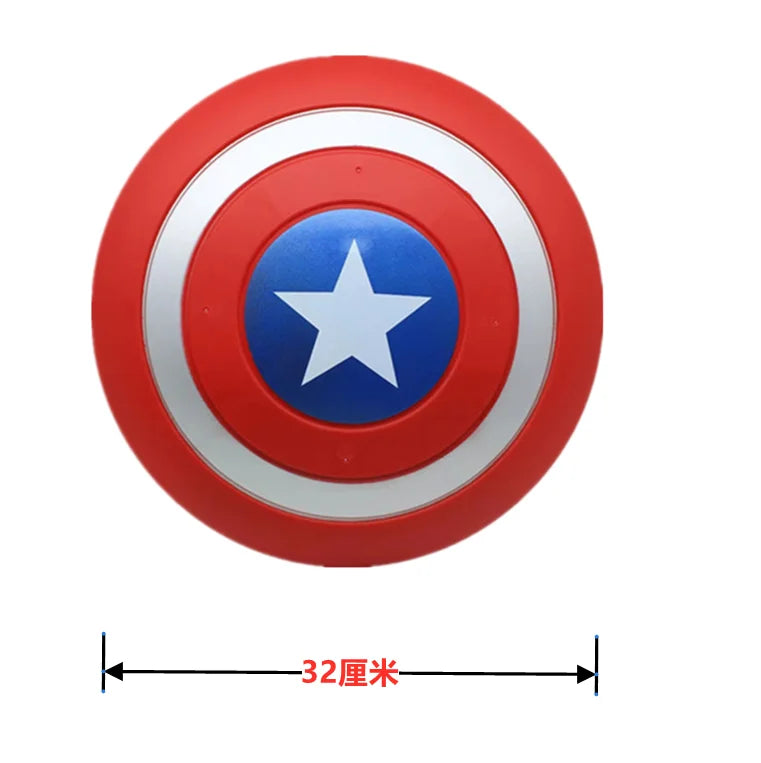 3-12Y Kids Superhero Captain America Costume Movie Justice Hero Role Play Jumpsuit Holiday Gift Performance Costume with Hat