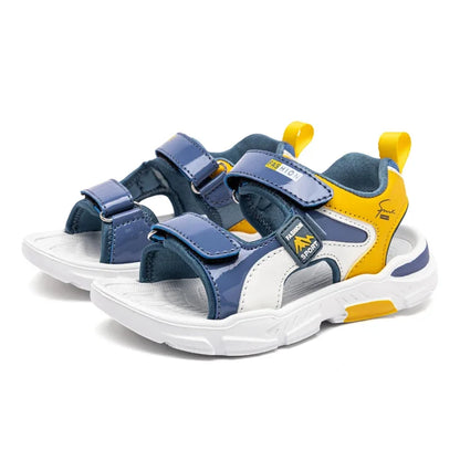 2025 Summer Boys Soft Sandals Fashion Children Shoes Autumn Light Cartoon Sandalias Flat Beach 4-12 Years Old Kids Shoes 12yrs