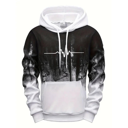 High Quality Men's Tracksuit Casual Jogging Men Versatile Sweatshirts Sweat Pants Fashion Comfort Daily Sports Simple Hoodie Set