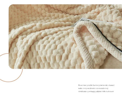 Turtle Velvet Autumn Winter Warm Sleeping Blanket Soft Comfortable Flannel Fleece Blankets for Bed Cozy Fluffy Warmth Blanket
