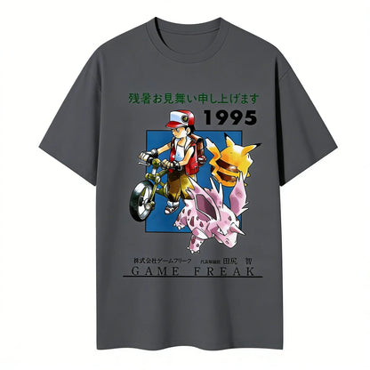 Anime Graphic T Shirt Man Women Casual Cotton Short Sleeve Tee Top Y2k Streetwear Print Clothing
