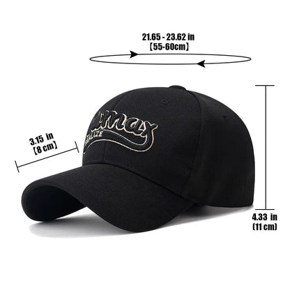 Large Head Circumference High Quality 3D Letter Embroidery Hardtop Baseball Cap Fashion Outdoor Casual Sport Sun Hat Trucker Hat