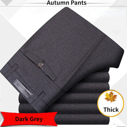 High Quality Men's Suit Pants Classic Summer Spring Pants High Waist Autumn Trousers Business Casual Pant Dropshipping Gozbkf