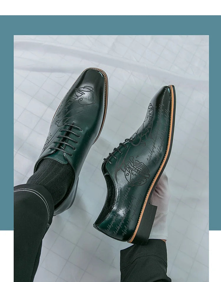 White Elegant Men Dress Shoes Leather Oxford Shoes Man Business Formal Shoes Design Social Shoes Male apatos para hombre