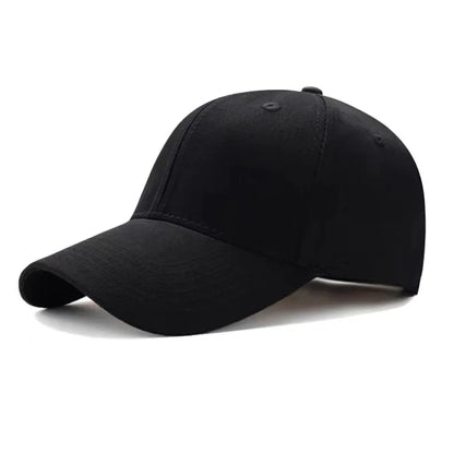 Men's and Women's Summer Baseball Cap Pure Cotton Solid Color Cap Fashion Driver Hat Sunshade Four Seasons Hat