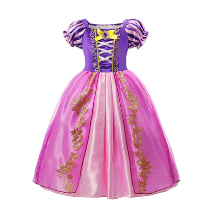Kids Princess Costume Children Elsa Anna Halloween Dress Girl Cinderella Snow White Dress Rapunzel Mermaid Pageant Disguise