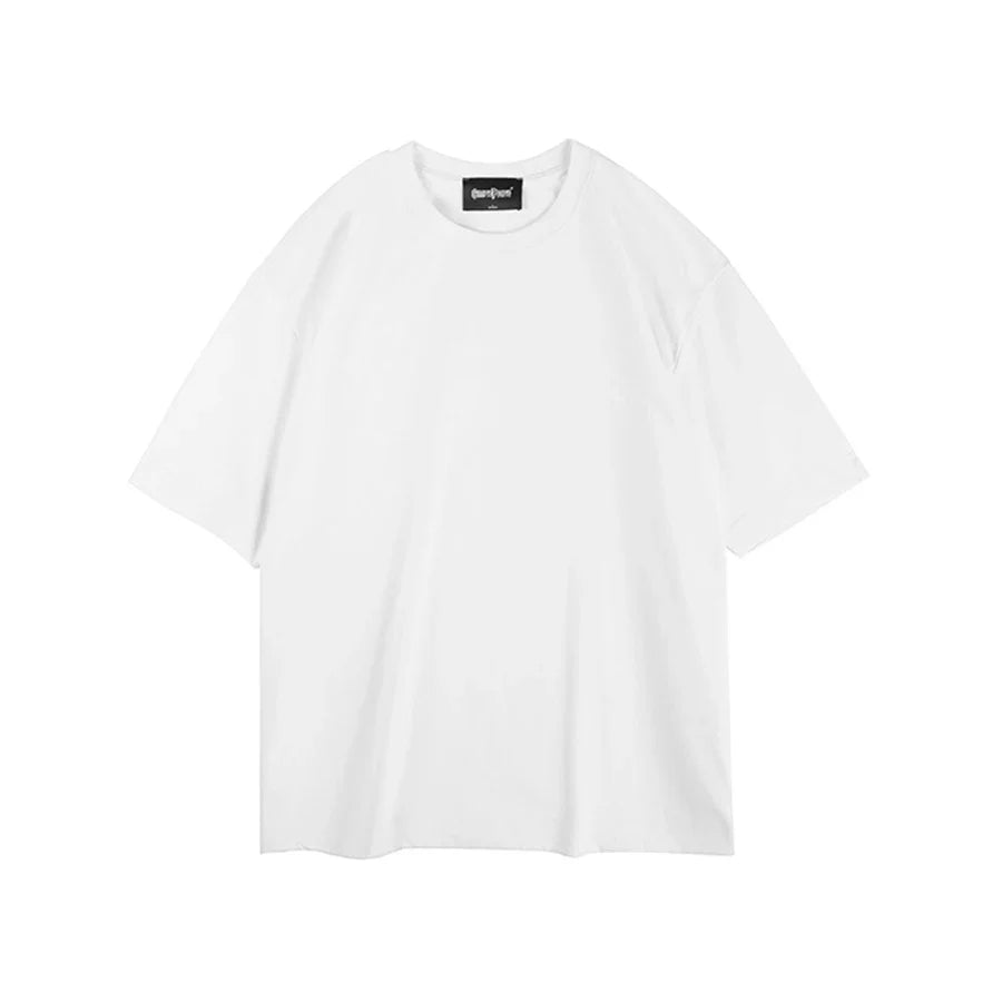 Women New Oversized T shirts Female 260 GSM White Casual Streetwear Tees Unisex Solid Korean Cool Tops for Young WT2560