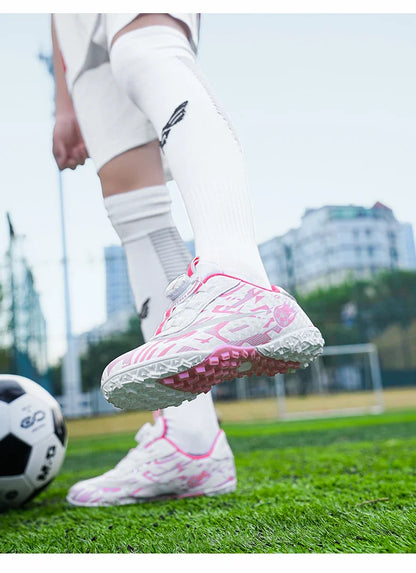 New Men Kids Soccer Shoes Football Boots Ultralight Match Grass Boys Professional Cleats Non-Slip Training Shoes Drop Shipping