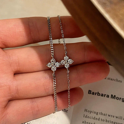 3mm D Color Excellent Cut Moissanite Bracelet for Women Simple Elegant Wedding Anniversary Jewelry Real Pure 925 Silver