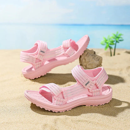 Summer Children Sandals Shoes Boys Girls Toddler Soft Non-Slip Baby Cute Princess Dance For Kids Student Outdoor Beach