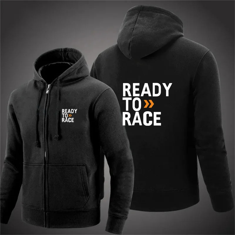 Spring Autumn Men Hoodies Ready To Race Print Hoody Women Sweatshirt Hip Hop Unisex Streetwear y2k Clothing Hombre