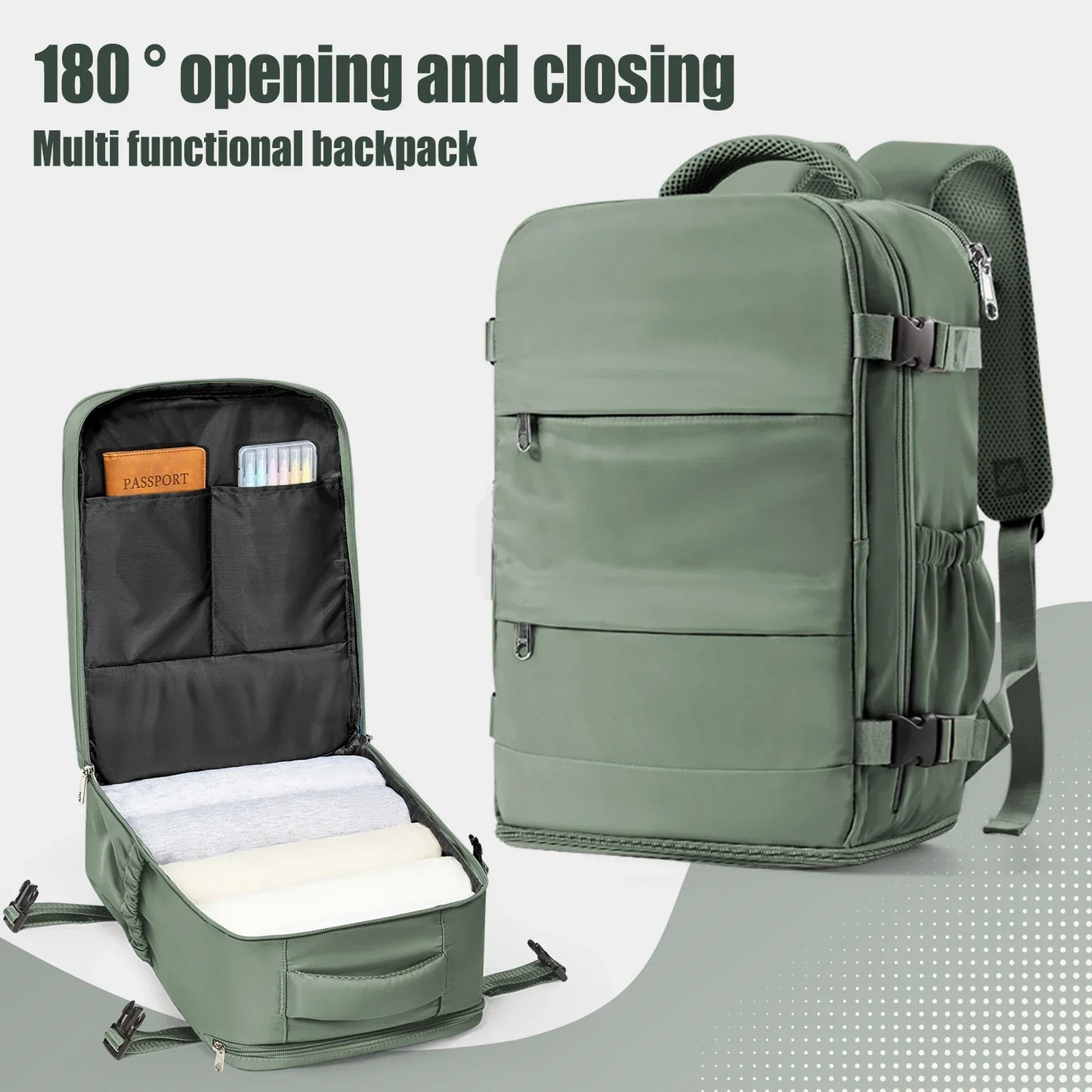 Backpack 40x30x20 Cabin Bag Travel Backpack for Men Women Hand Luggage Leisure Laptop Backpack mochila para viaje cabina