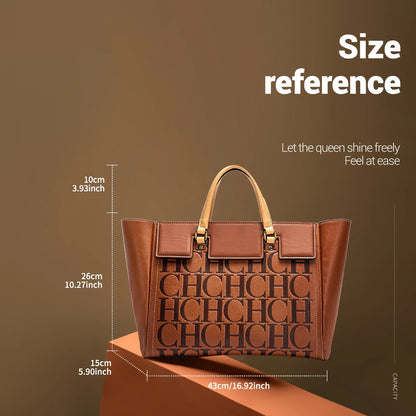 Women's Handbag 2024 New Brand Embossed Large Capacity Business Wallet