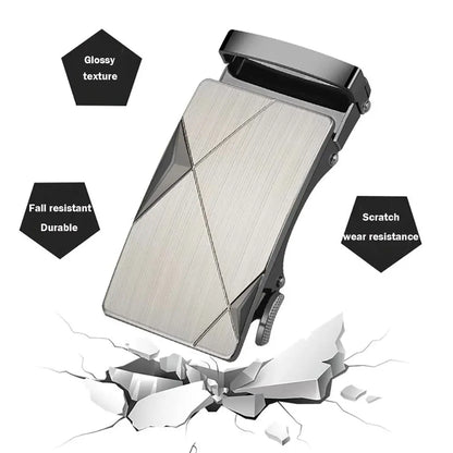 Automatic Buckle Belt Buckle Men's Belt Replacement Buckle Accessory for 3.2cm-3.5cm Width Automatic Belt