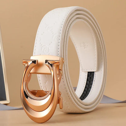 High Quality 34mm Designers Business Mens belt Luxury Brand Famous Male brand Buckle Canvas Leather Belt for Women jeans belt