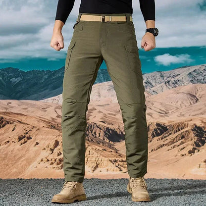 Men Casual Cargo Pants 2025 New Male Summer Tactical Wear Resist Quick Dry Outdoor Trousers Multi Pockets Hike Work Trousers