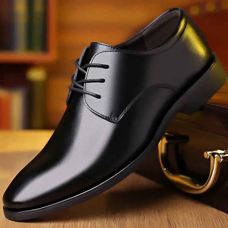 Loafers Shoes Social Shoe Male Plain Low Heel Gentleman Elegant and Classic Black Cheap Clearance Office 39 Men's Formal Shoes