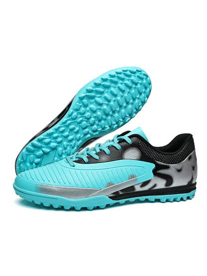 TF Turf Soccer Cleats Breathable Material Comfortable Fit Non-Slip Durable Rubber Sole Professional for Training