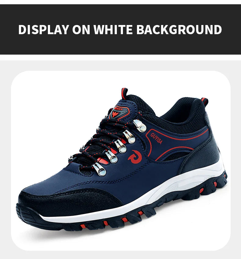 Men's work shoes hiking series for all four seasons with low top