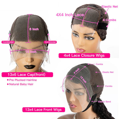 360 HD Lace Frontal Wigs 4/27 Highlight Wig Body Wave 13×6 13X4 Lace Front Wigs For Women Human Hair Loose Wave Virgin Brazilian