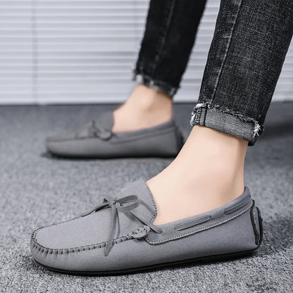 Trend Suede Men Casual Shoes Breathable Comfort Slip-on Mens Driving Shoes Fashion Men Lazy Shoes Luxury Brand Loafers Moccasins