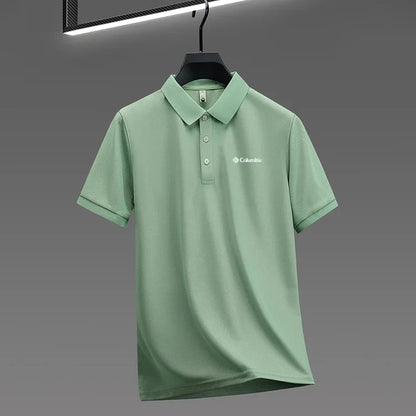 High End Brand New Men's Lapel Polo Shirt Summer Exquisite Letter Print Short Sleeve T-Shirt Business Leisure Fashion Men's Wear