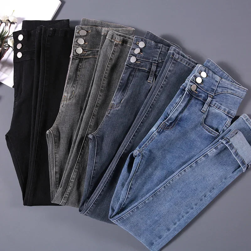 High-quality New Vintage High-waist Stretch Skinny Jeans