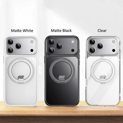 Magnetic 360 Degrees Rotating Ring Holder Case For iPhone 17 Pro Max / 17 Air
