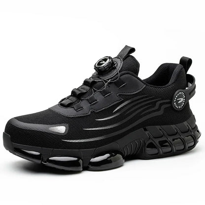 Unisex Rotating Button Safety Shoes Men For Work Sneakers Shoes Puncture-Proof Protective Women Shoes Steel Toe Work Boots
