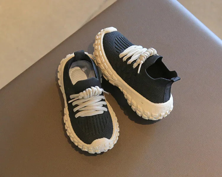 Sport Running Soft Casual Breathable Spring Autumn Baby Boys Girls Bottom Non-Slip Kids Sneakers Children Shoes