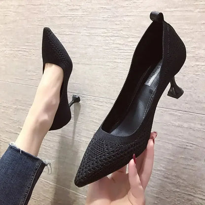 Women Pumps Summer Shoes Thin High Heels Sexy Pointed Toe Slip-on Wedding Party Brand Fashion Shoes For Lady Female Mujer