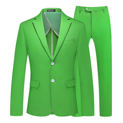 Men's Linen Half Lined 2 Piece Suit Set Lightweight Breathable Blazer & Pants for Spring Summer, Formal Business Wedding