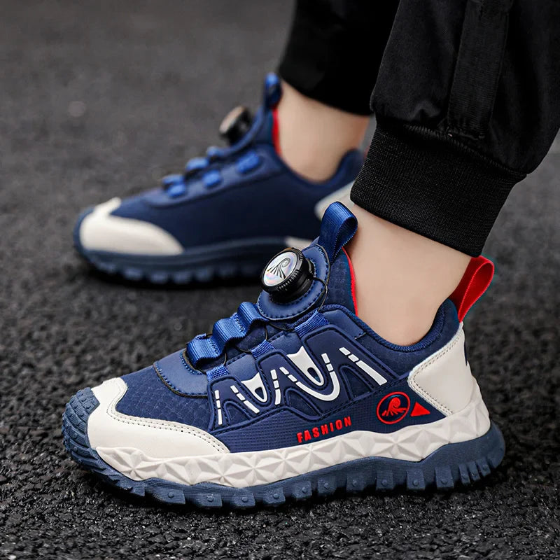 Children Sports Sneakers for Boys Girls Kid Cartoon Graffiti Pattern Casual Shoes Boys Basketball Shoe chaussures de sport
