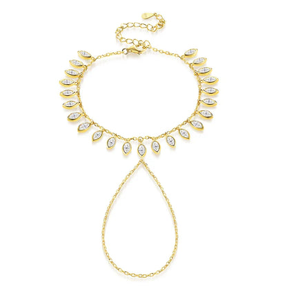 2.5*5mm Marquise Cut Bubbles Moissanite Bracelets for Women Valentine's Day Gifts Female Chain 100% 925 Sterling Silver