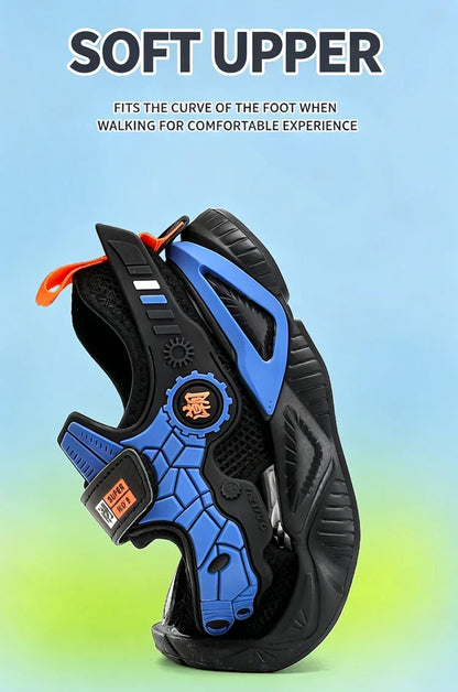 Summer Kids Outdoor Non-Slip Sandals 5-16Years Old Boys Fashion Sport Beach Shoes Breathable Children Casual Walking Sandials
