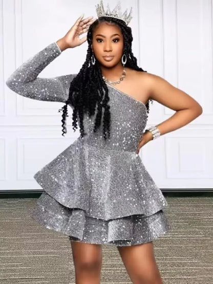 Sequin Short Homecoming Dress for Teens Sparkly Prom Dress Sweet 14 16 Birthday Photo Shoot Gowns Mini Dress Graduation Dress