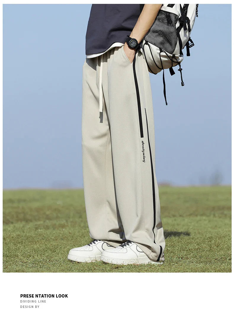 High Quality Outdoor Sports Seasonal Trend Casual Versatile Fitness Running Breathable Ankle Pants Breathable Straight Leg Pants
