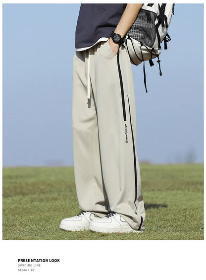 High Quality Outdoor Sports Seasonal Trend Casual Versatile Fitness Running Breathable Ankle Pants Breathable Straight Leg Pants