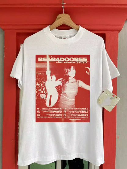 Beabadoobee North American Headlines Tour 2025 T Shirt Full Casual Comfort Summer Preferred Cotton