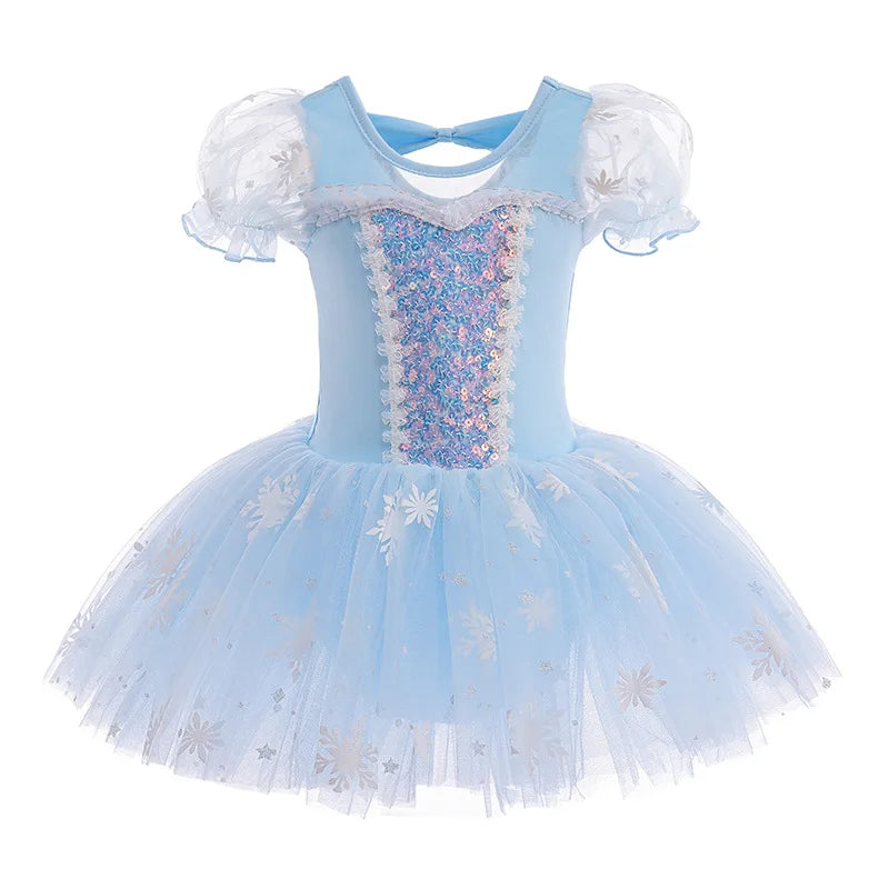 Girl Ballet Dancing Dress Party Fancy Sequined TUTU Dress Princess Girl Clothes Baby Girl Stage Shows Party Costumes