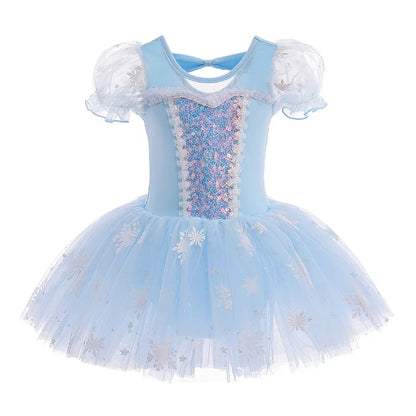 Girl Ballet Dancing Dress Party Fancy Sequined TUTU Dress Princess Girl Clothes Baby Girl Stage Shows Party Costumes