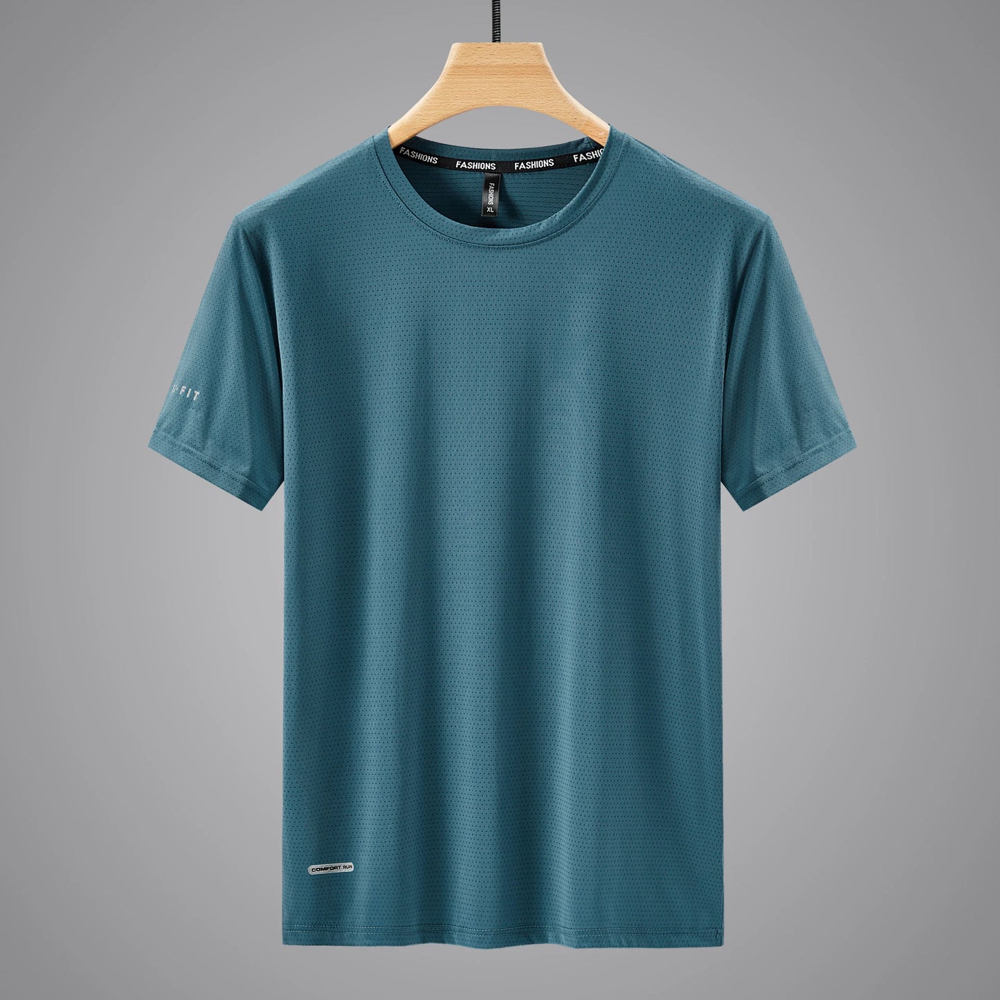Quick Dry Sport T Shirt Men'S 2024 Short Sleeves Summer Casual White Plus OverSize 6XL 7XL 8XL 9XL Top Tees GYM Tshirt Clothes