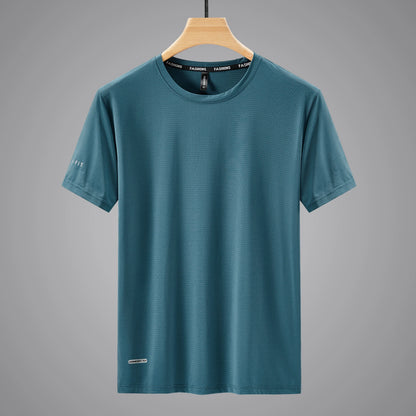 Quick Dry Sport T Shirt Men'S 2024 Short Sleeves Summer Casual White Plus OverSize 6XL 7XL 8XL 9XL Top Tees GYM Tshirt Clothes