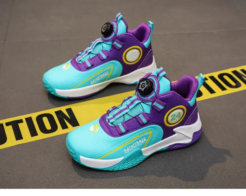 High Quality Children's Basketball Shoes Comfortable Kids Shoes Colorful Sneakers For Boy