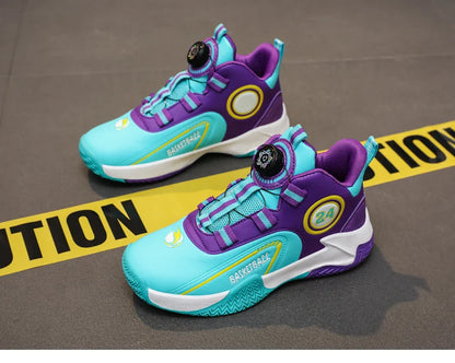 High Quality Children's Basketball Shoes Comfortable Kids Shoes Colorful Sneakers For Boy