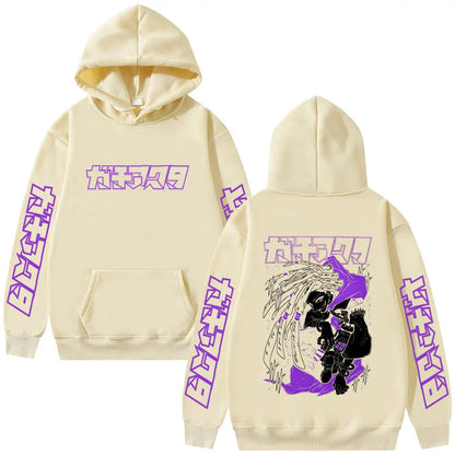 New Polyester Gachiakuta Graphic Hoodie Unisex Anime Print Casual Hooded Pullover Streetwear Tops