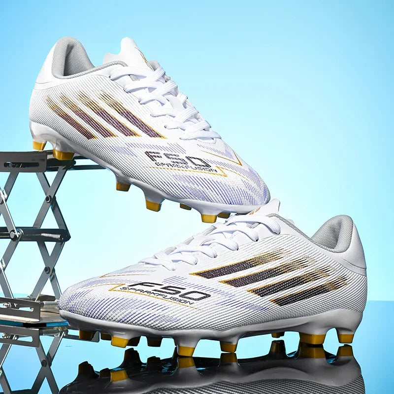 New Men Football Boots Professional Comfortable Sports Shoes Soccer Shoes Boys Sneakers Match Ankle Non-Slip TF/FG Unisex
