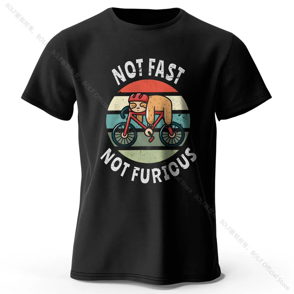 Men's Timeless Funny Printed Classic 100% Cotton T-Shirt, Ultra Soft Round Neck Short Sleeve Tee for Casual & Home Wear